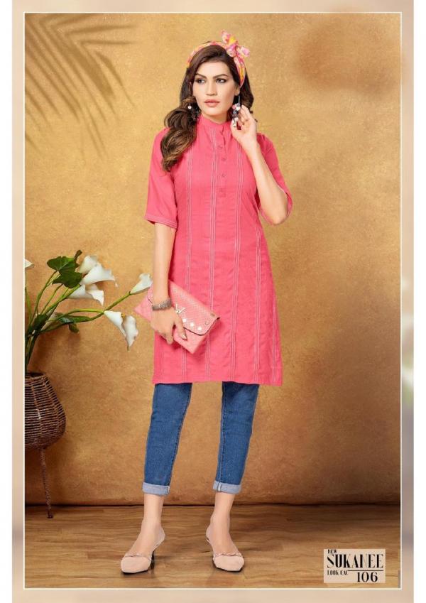 Sukanee Cac Regular Wear Rayon Designer Kurti Collection